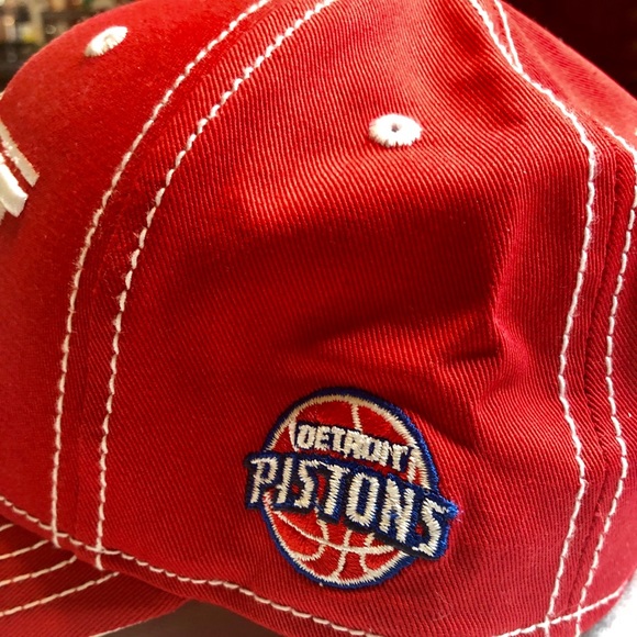 Detroit Pistons NBA Basketball Adidas Baseball Cap - Picture 2 of 8